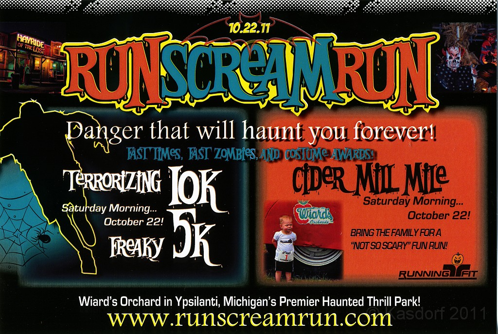RunScreamRun 2011 030.jpg - The 2011 "RunScreamRun" 10K at Wiard's Orchard in Ypsilanti Michigan.... spooky good run for Halloween.